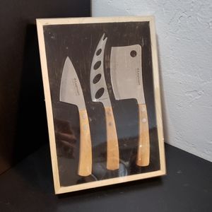 Legnoart rustic charcuterie knives